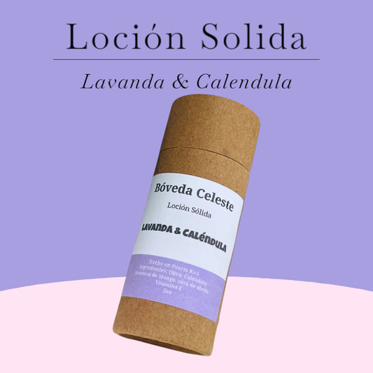 Loción Sólida Lavanda & Caléndula